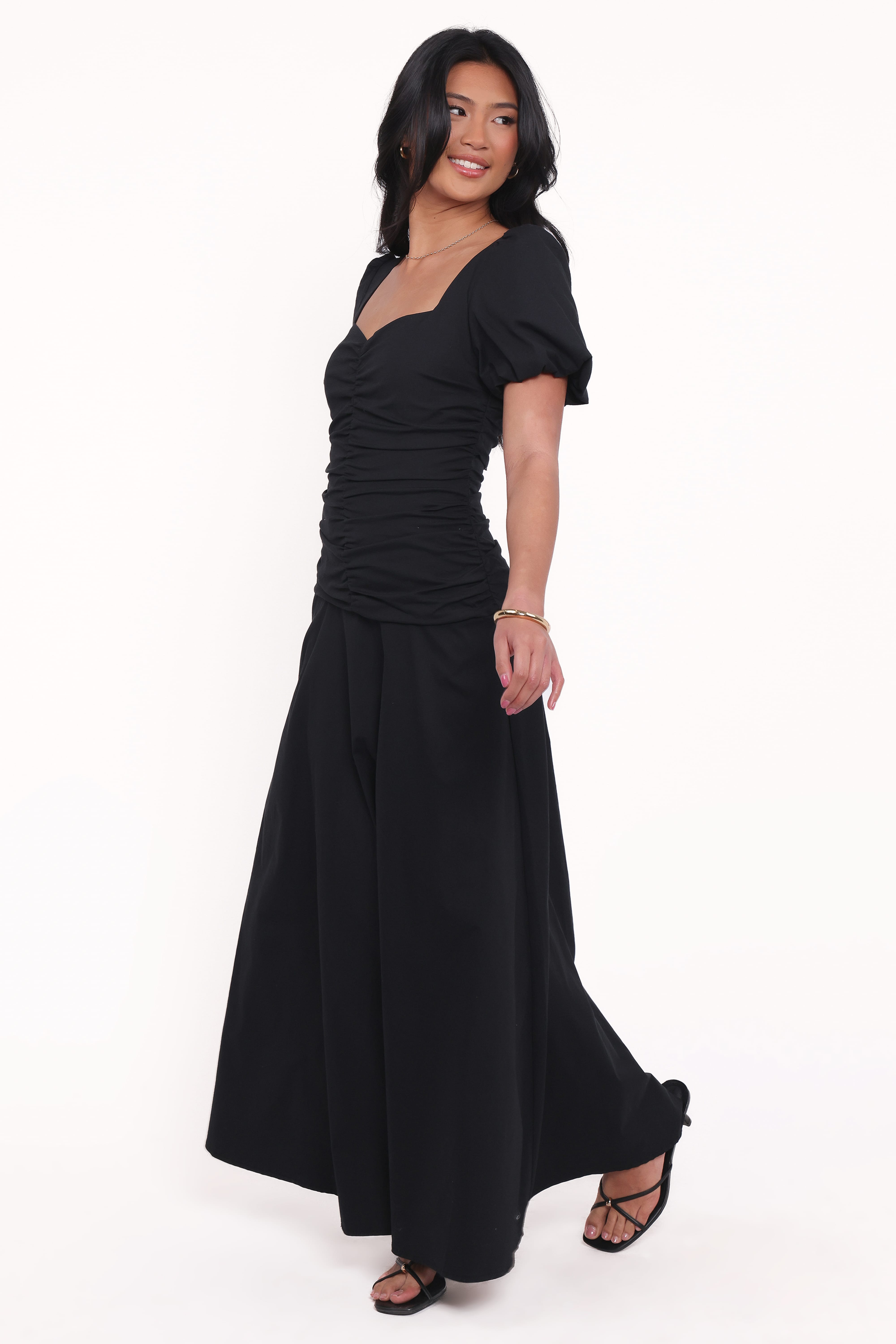 Denver Midi Dress - Black