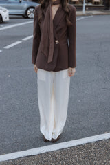 Leo Blazer - Chocolate Brown