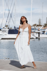 Blaire Skirt Set - White