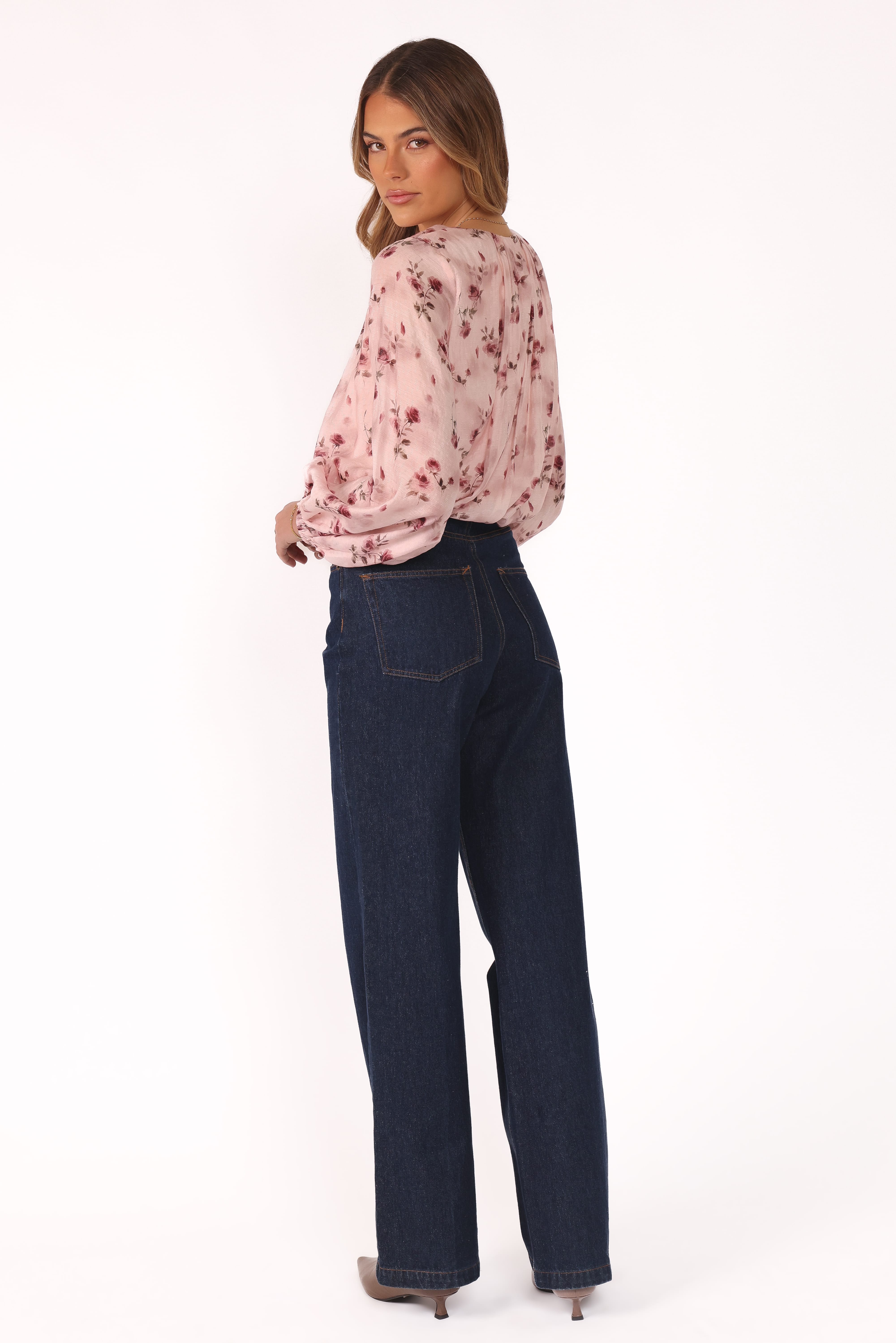 Dallas Long Sleeve Top - Pink Rose
